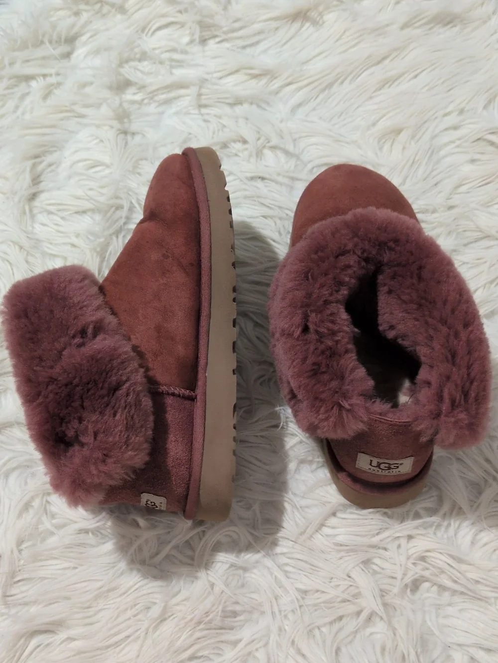 *Altered* Ugg Mini Bailey Bow Boots